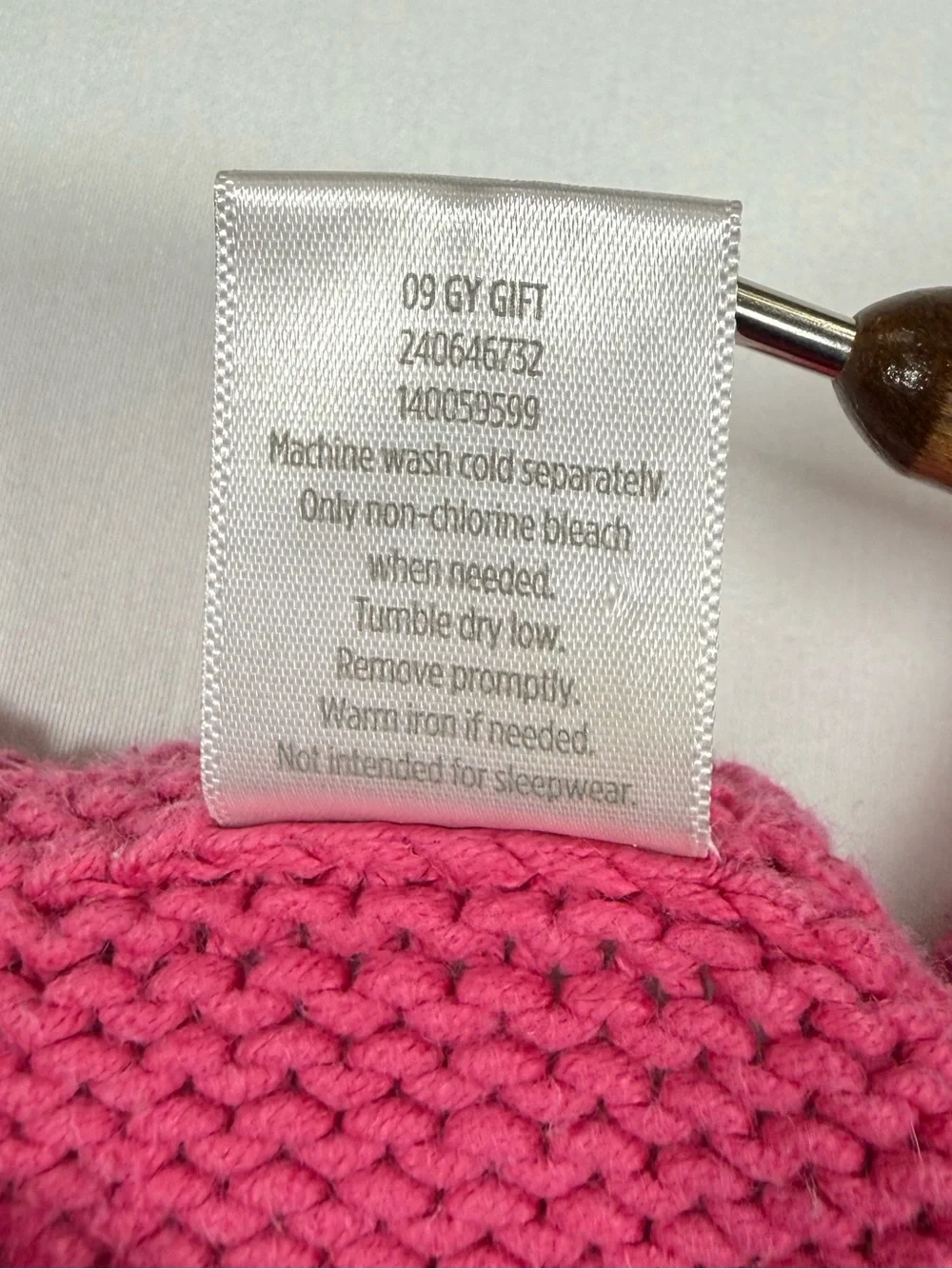 GYMBOREE Girls Cable Knit Sweater Dress 6 2009 Star Button Preppy Cottagecore